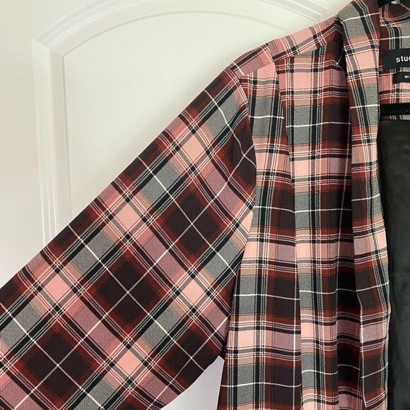 Torrid Plaid Blazer Vintage inspired, Punk, Grunge, Y2K, And trendy 3X NWT - Picture 12 of 13